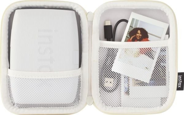Pokrowiec Fujifilm Fujifilm Veske til Instax mini Link 3 leire hvit