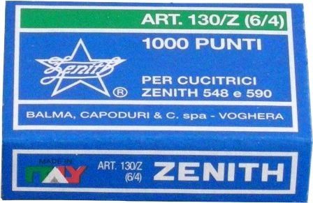 Zenith Klamme 130/Z med 1000 stk.