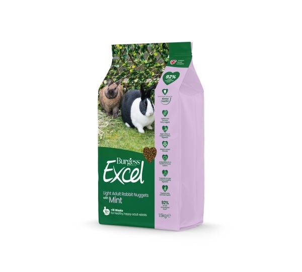 Burgess Excel Light Rabbit med Minttu 1,5kg