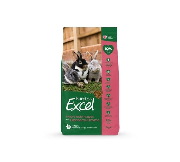Burgess Excel Rabbit Mature Cranberry & Thyme 1,5 kg