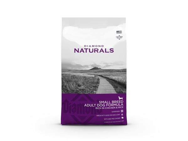 Diamond Naturals Small Breed Adult Hundfoder kyckling & ris 15 kg