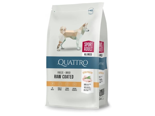 Quattro Super Premium All Breed Active Adult, Extra Poultry 12 kg