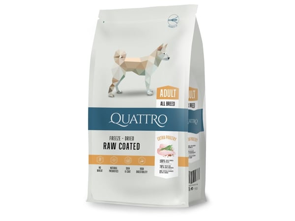 Quattro Super Premium All Breed Adult, extra fjäderfä 12 kg