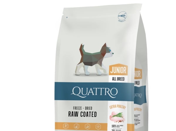 Quattro Super Premium All Breed Junior, extra fjäderfä 7 kg