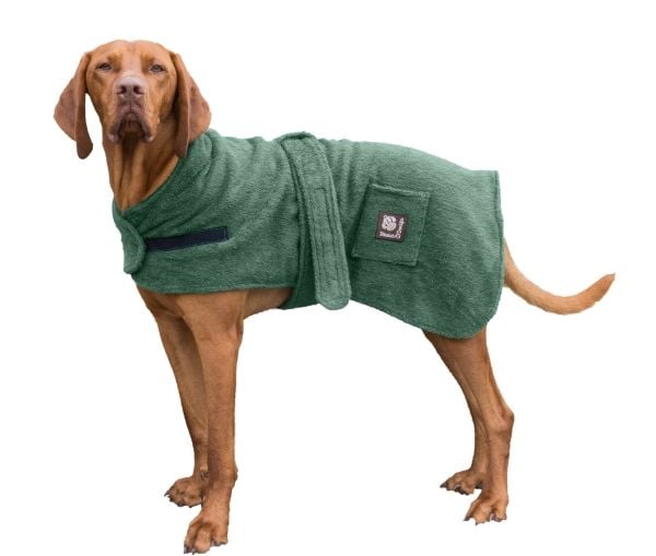 Hundebaderobe grønn 60 cm
