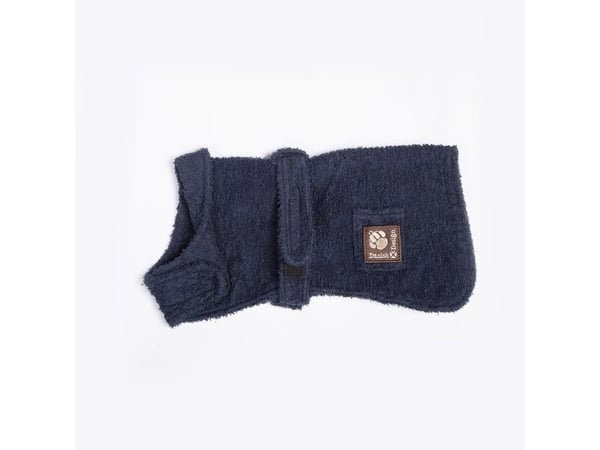 Dog Bath Robe Navy 60 cm