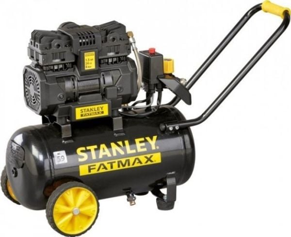 STANLEY oljefri kompressor 24L/1,5KM/8BR 160 l/min stillegående FATMAX