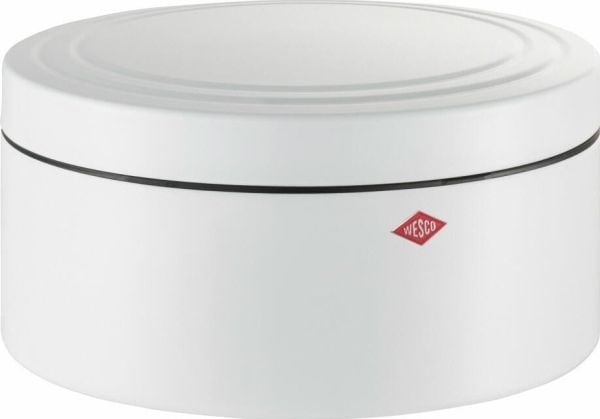 Wesco Classic Line brödlåda rund vit matt