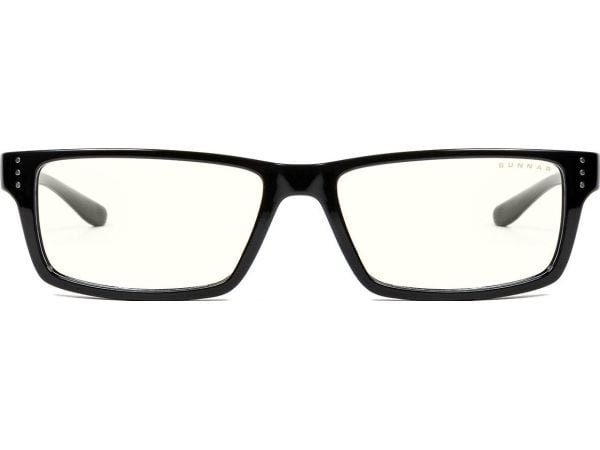 Gunnar Optiks Riot, Unisex, Rektangel, Klassisk, Sort, Nylon-polymer, Gjennomsiktig