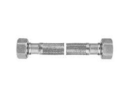 Ferro-liitäntäletku Teräspunottu joustava liitäntä mutteri-kierukka 3/8" 40cm PWS92