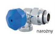 Termostatventil rød 1/2" x 3/4" vinklet (narozny) hvit høyre (90381582521)