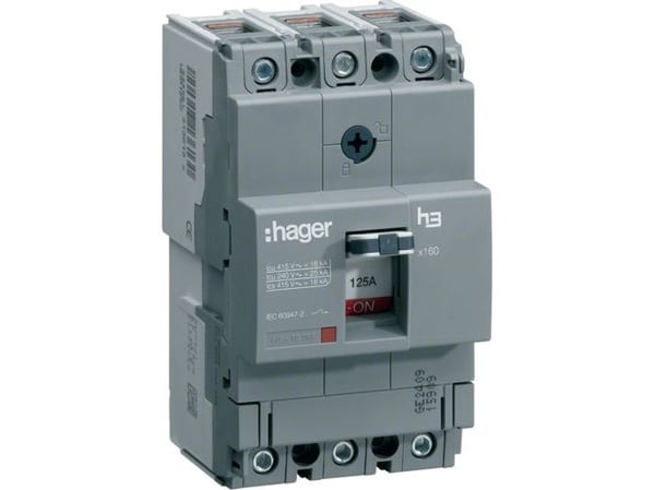 Hager HHA063H, 75 mm, 68 mm, 130 mm