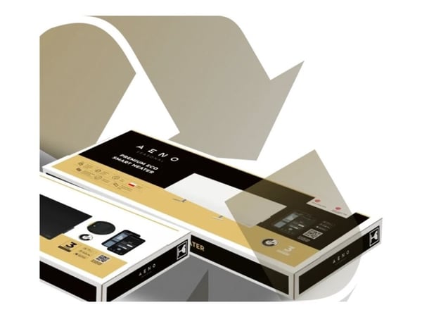 AENO Premium Eco Smart AGH0003S - Varmer - frittstående, veggmontert - 760 W - glanshvit