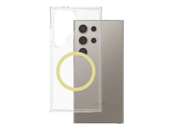 CARE by PanzerGlass Urban Combat - Baksidedeksel for mobiltelefon - polykarbonat, termoplast-polyuretan (TPU) - gjennomsiktig, chardonnay - for Sam...