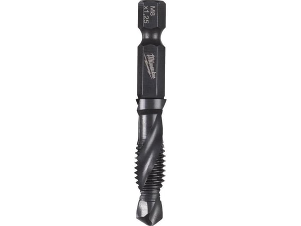Milwaukee tarvikkeet Kombinuotas grąžtas-sriegiklis MILWAUKEE HSS-G M8 57mm 1/4"