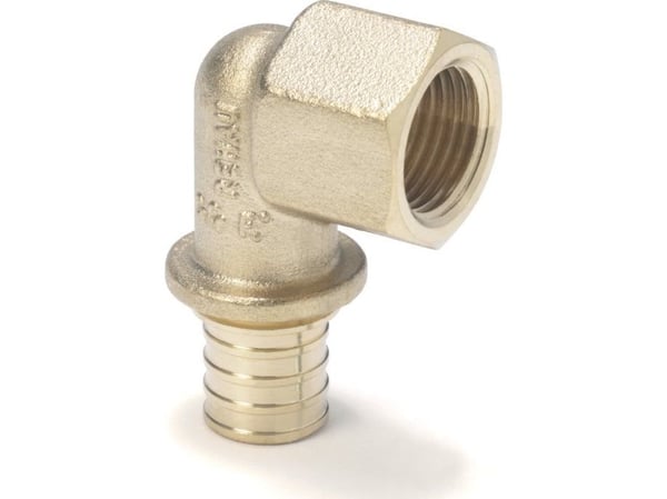 Rehau overgangsbend med innvendig gjenger 25 - Rp 1 RAUTITAN LX messing