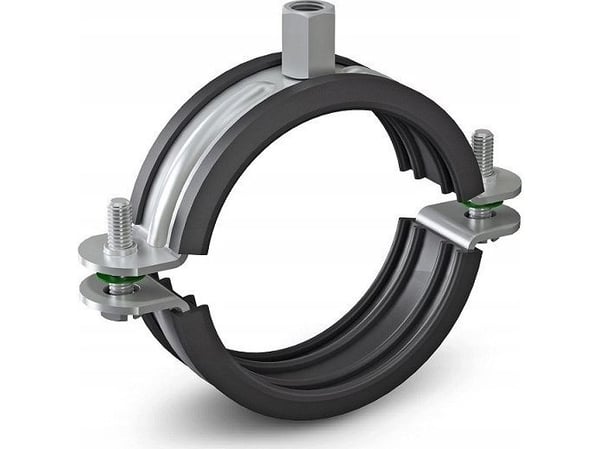 Niczuk Obejma enkelt DUO UPGD med belegg 160 (151-160) BK M8/M10