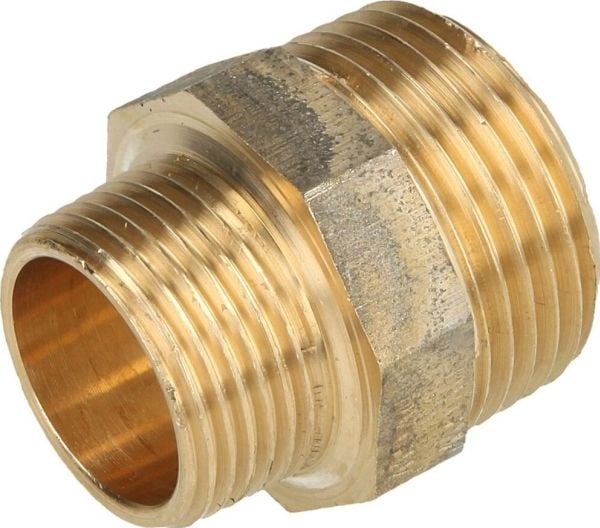 Viega brystnippel 1 1/4" x 1" rødgods