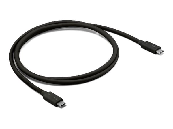 Club 3D - USB-kabel - 24 pin USB-C (hane) till 24 pin USB-C (hane) - USB 3.2 Gen 2 / USB4 / Thunderbolt 3 / Thunderbolt 4 / Thunderbolt 5 - 1 m - U...