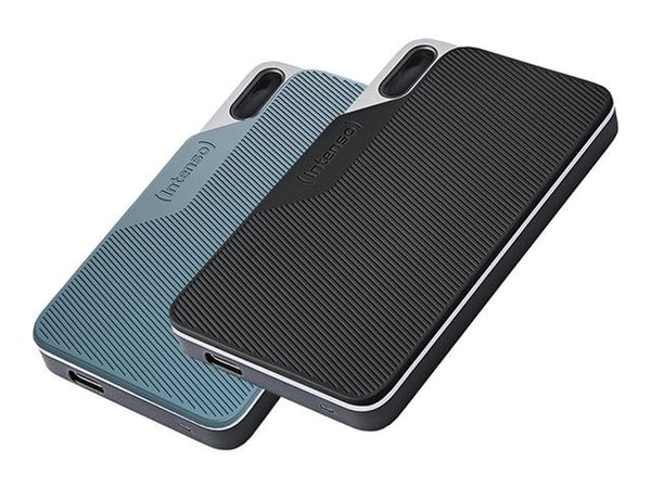 Intenso TX100 - SSD - 2 TB - ekstern (bærbar) - USB 3.2 Gen 1x1 (USB-C kontakt) - svart