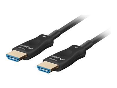 Lanberg - HDMI-kabel med Ethernet - HDMI hann til HDMI hann - 10 m - dobbeltisolert - svart