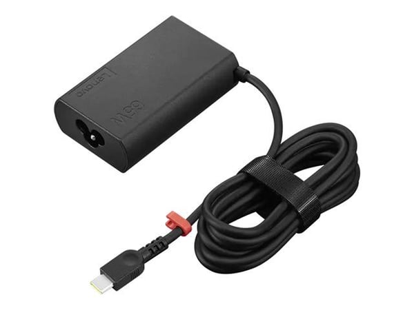 Lenovo - USB-C-strømadapter - AC 100-240 V - 65 watt - svart