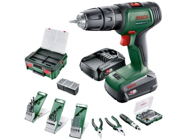Bosch AKKUSLAGBOREMASKINE 18V 1,5/2,5AH M/46AC