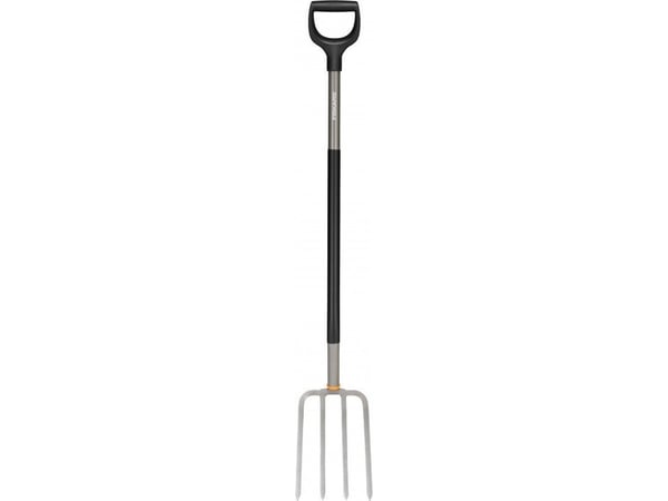 Fiskars ergonomisk trädgårdsgaffel (platta tänder)