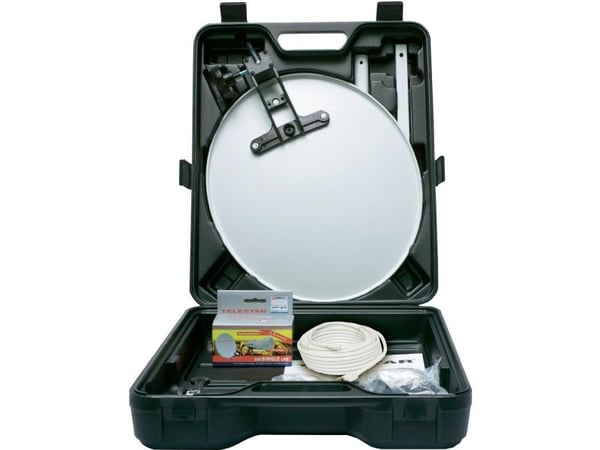TELESTAR 35 Camping Set - Mobilt system för satellit-TV - DVB-S, DVB-S2 - offset dish: 35 cm