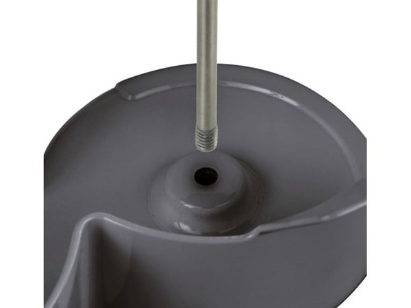 WENKO 54769100, Rillefelt, Holder, Tabletop, Drikkeglass, Svart, Plastikk
