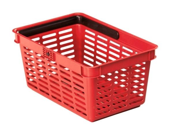 Durable Shopping Basket, Röd, Plast, Varukorg, 19 l, 400 mm, 300 mm