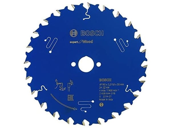 Bosch RUNDSAVKL 160X20X2,2/1,6MM 24T EXP WOOD