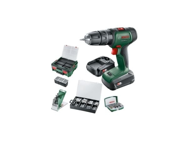 Bosch Universal Impact 18V, Boremaskin med pistolgrep, Nøkkelløs, 1 cm, 1450 RPM, 3 cm, 1 cm