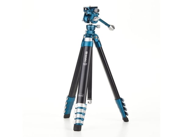 Benro TCBA15FS20PROC, 3 ben, Sort, Blå, 156,5 cm, 1,22 kg