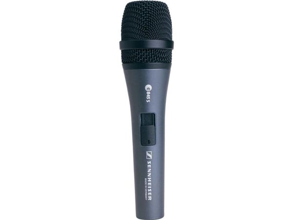 Sennheiser e 845 S, Scene/opptreden, 40 - 16000 Hz, 350 O, 1,8 mV/Pa, 1000 O, Superkardioide