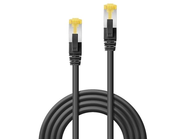 Lindy 47693, 3 m, Cat7, S/FTP (S-STP), RJ-45, RJ-45, Svart