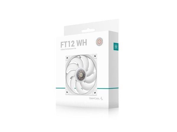 DeepCool FT12 WH, Vifte, 12 cm, Hvit