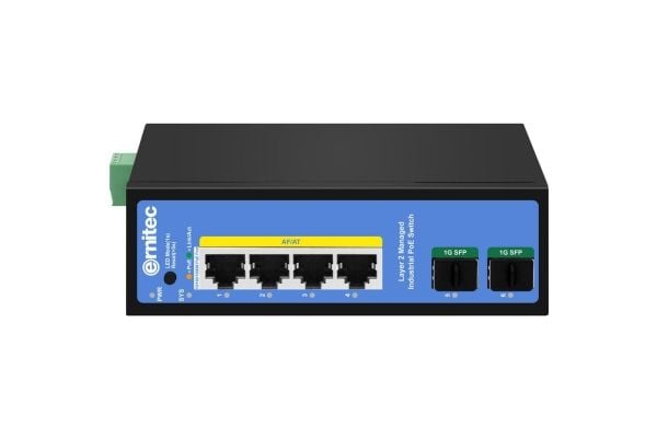 Ernitec ELECTRA-IM04-1GB, Hallittu, L2/L2+, Gigabit Ethernet (10/100/1000), Power over Ethernet -tuki