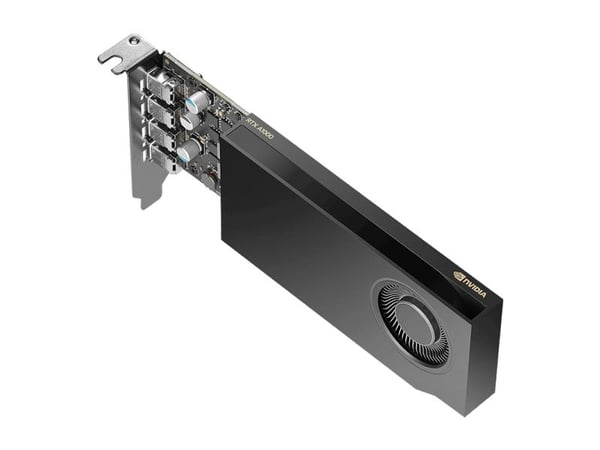 NVIDIA RTX A1000 - Grafikkort - RTX A1000 - 8 GB GDDR6 - PCIe 4.0 x8 lav profil - 4 x Mini DisplayPort