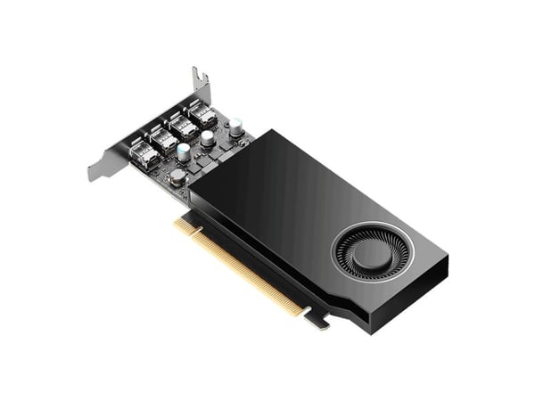 NVIDIA - Grafikkort - 4 GB GDDR6 - PCIe 4.0 x8 - 4 x Mini DisplayPort