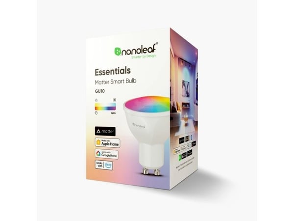 Nanoleaf Essentials - LED-pære for søkelys - form: MR16 - GU10 - 5 W - RGBCW-lys - 2700-6500 K