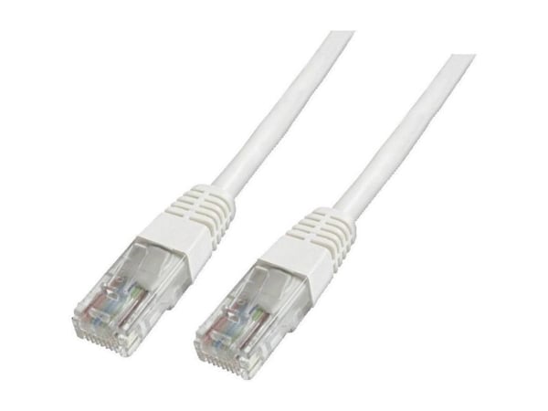 DIGITUS Professional - Koblingskabel - RJ-45 (hann) til RJ-45 (hann) - 2 m - UTP - CAT 6e - halogenfri, formstøpt, uten hindringer - hvit