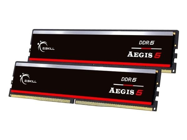 G.Skill AEGIS 5 - DDR5 - sett - 32 GB: 2 x 16 GB - DIMM 288-pin - 5200 MT/s / PC5-41600 - CL40 - 1.1 V - ikke-bufret - on-die ECC