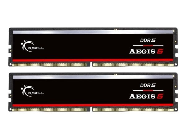 G.Skill AEGIS 5 - DDR5 - sett - 64 GB: 2 x 32 GB - DIMM 288-pin - 5600 MT/s / PC5-44800 - CL36 - 1.25 V - ikke-bufret - on-die ECC