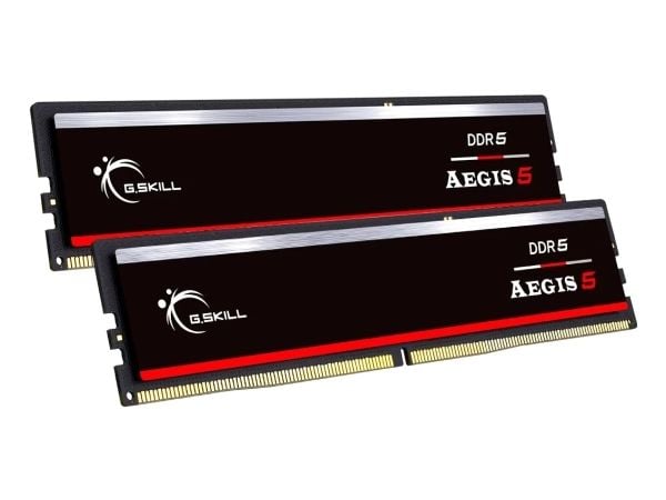 G.Skill AEGIS 5 - DDR5 - sett - 64 GB: 2 x 32 GB - DIMM 288-pin - 5600 MT/s / PC5-44800 - CL36 - 1.25 V - ikke-bufret - on-die ECC