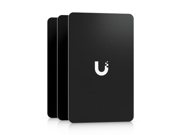 Ubiquiti UniFi - Tilgangskort - trådløs - NFC - 13.56 MHz - svart (en pakke 10)