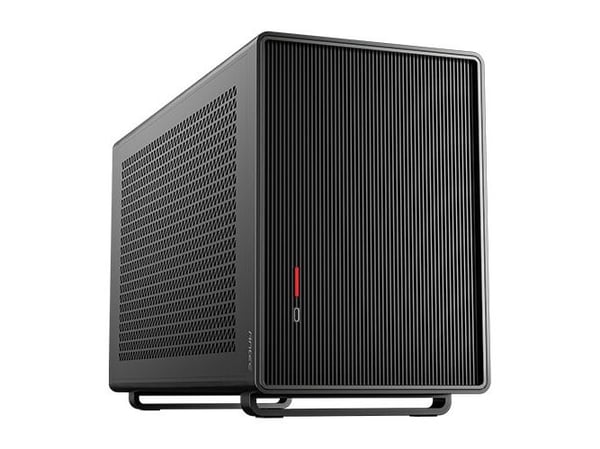 Antec Performance 1M - Mini-ITX-tårn gaming - ITX - ingen strømforsyning (SFX / SFX-L) - svart - USB