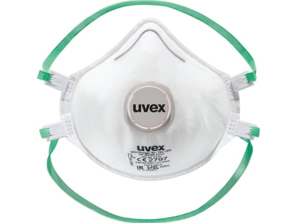 uvex silv-Air classic 2310 8762313 Hieno pölynaamari venttiilillä FFP3 15 kpl EN 149:2001 + A1:2009 DIN 149:2001 + A1:2009