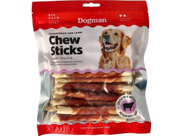 Dogman Tuggpinnar Med Lamm 25p 12,5cm