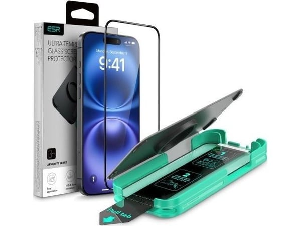 ESR HERDET GLASS ARMORITE IPHONE 16 PRO SVART